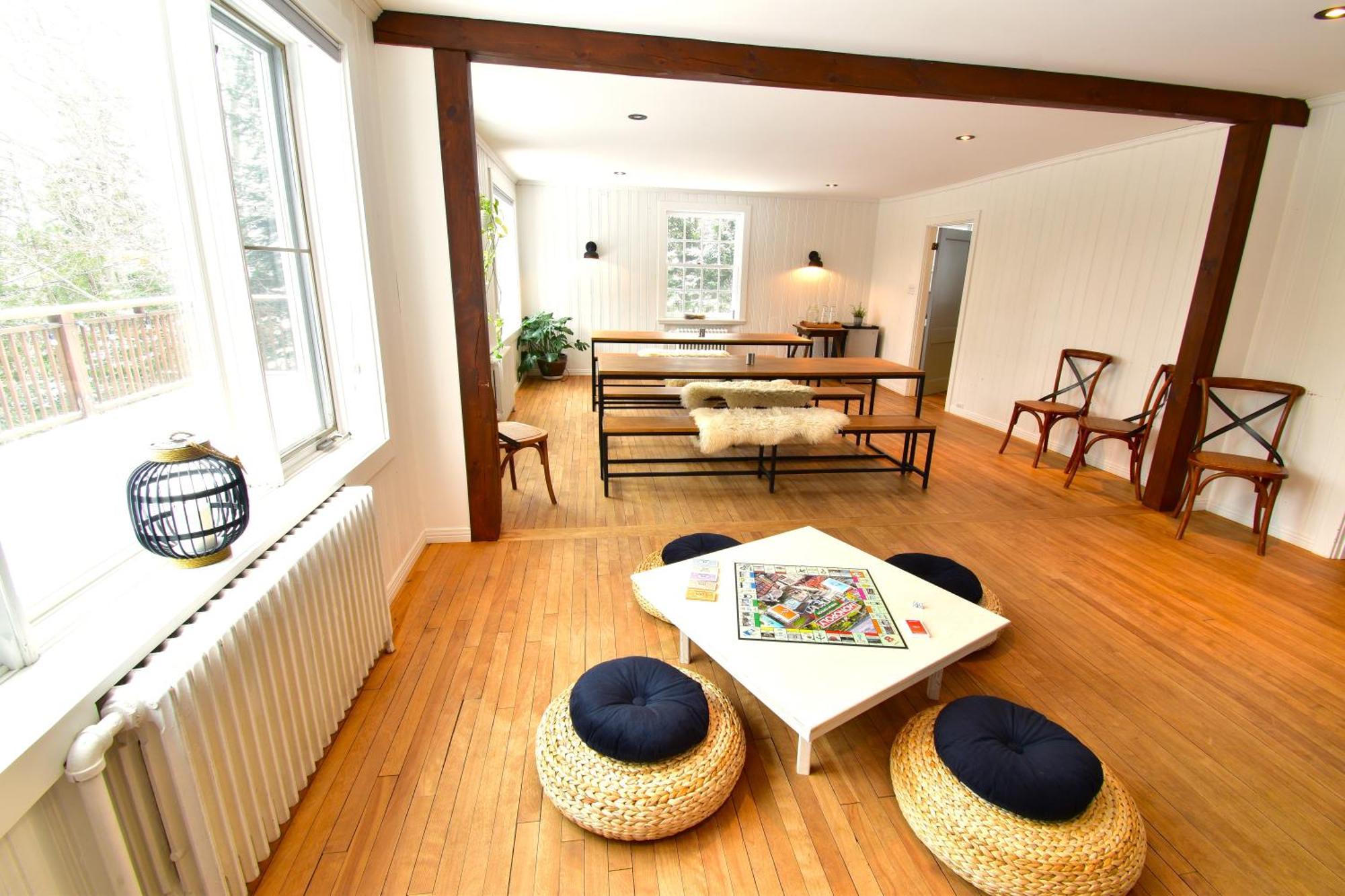 Le Partage Lodge: Destination Plein Air Et Sociale Val-Morin 외부 사진